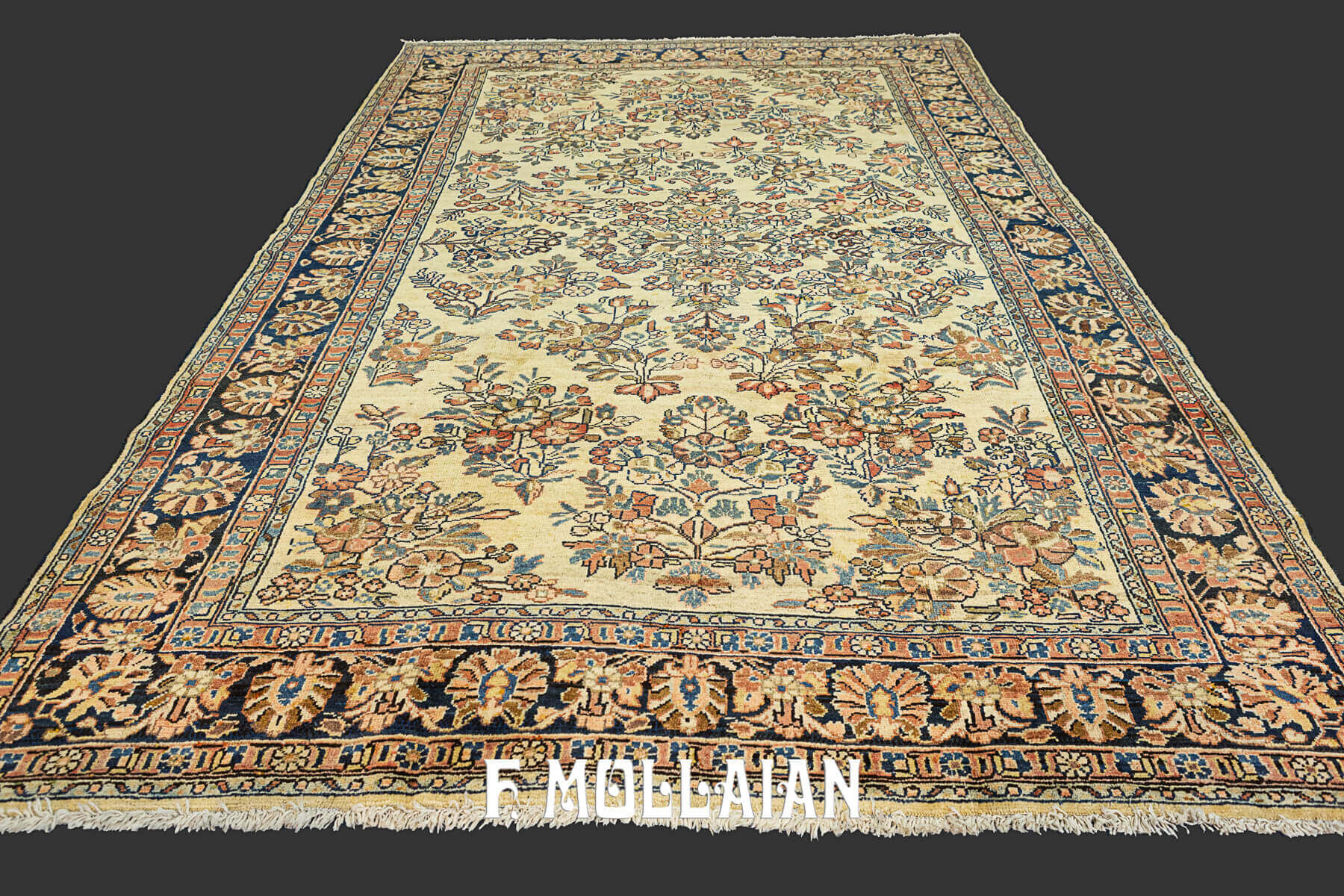 Hand-knotted Antique Persian Hamadan Rug n°:50201759